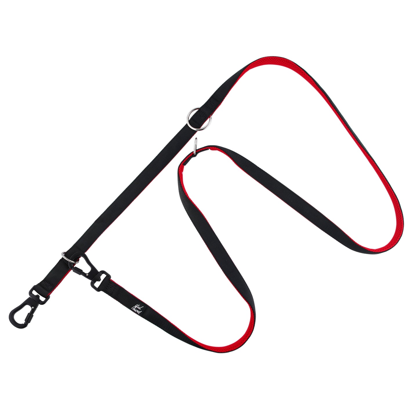 Secure Double Ended Dog Lead With Carabiner Locking Clips - Ideal for Training