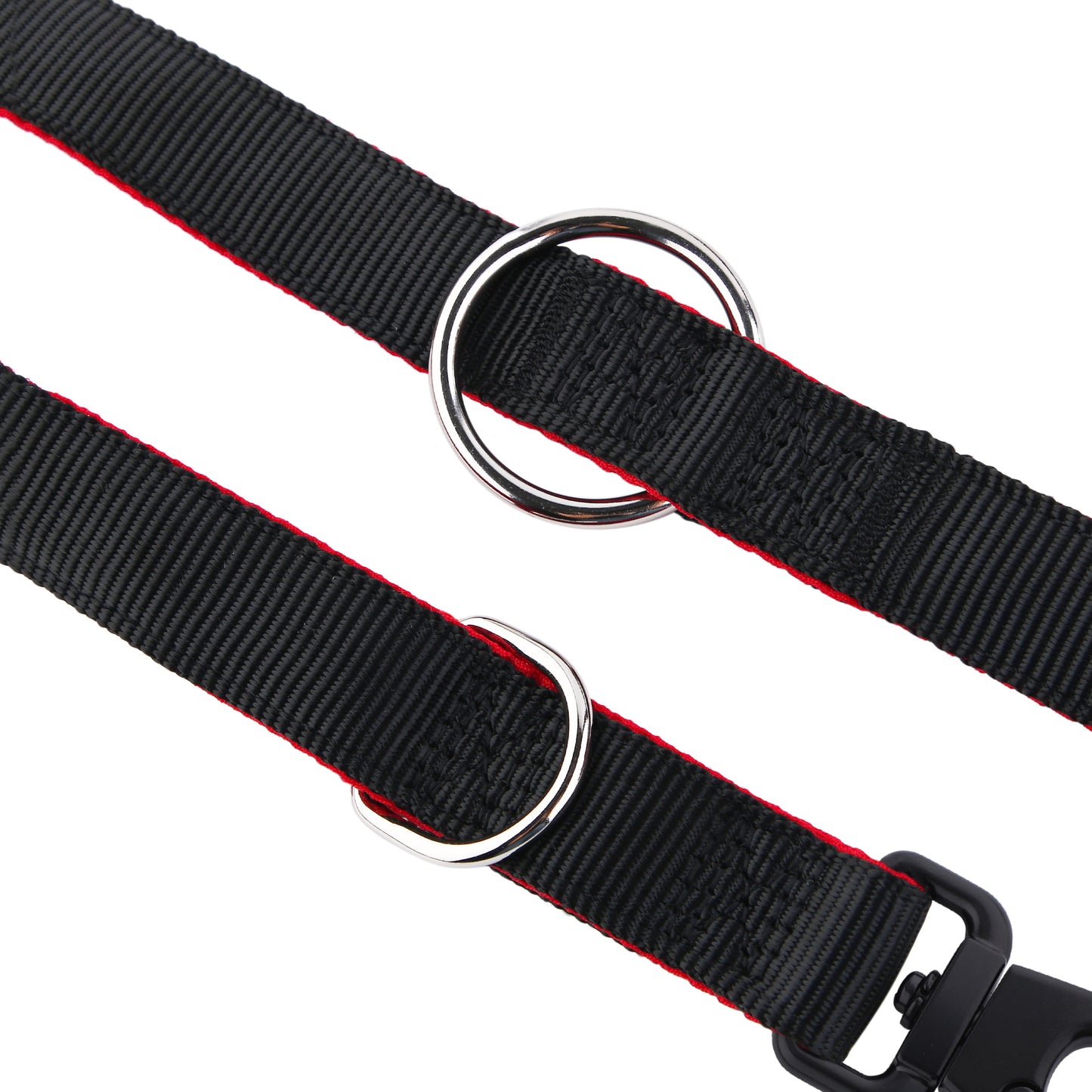 Secure Double Ended Dog Lead With Carabiner Locking Clips - Ideal for Training