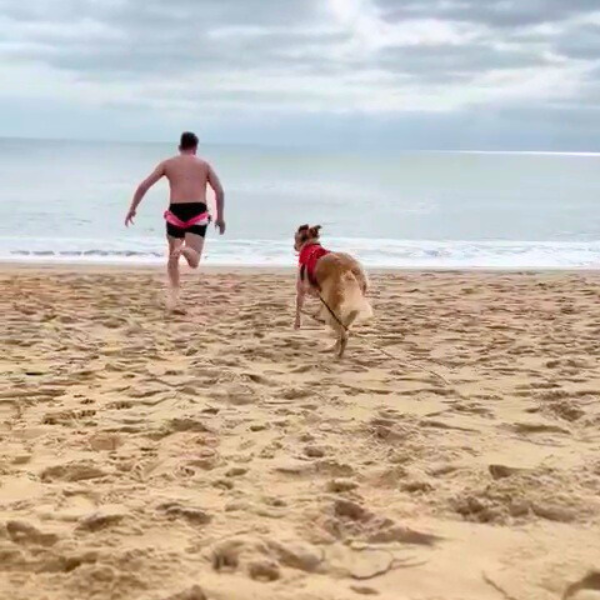 About Us - Maleki and Blondie on the Beach