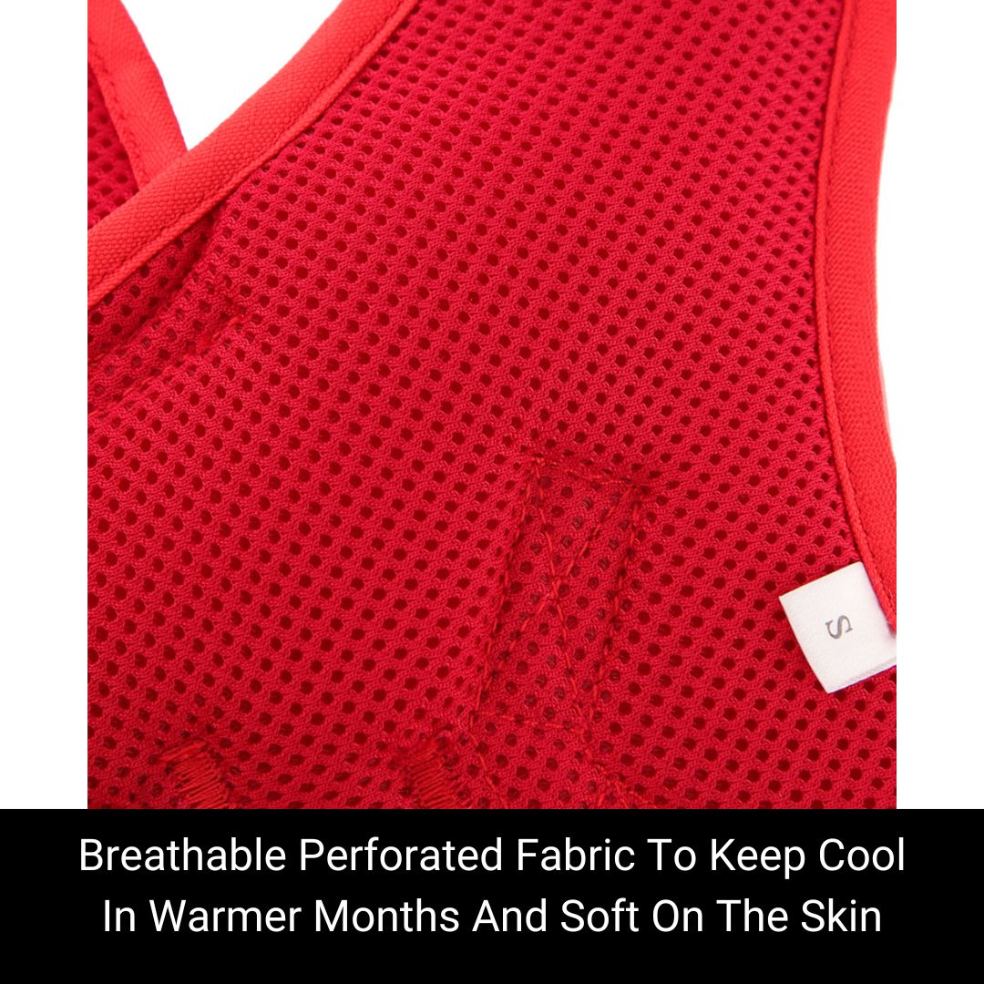 sighthound harness breathable perforated fabric