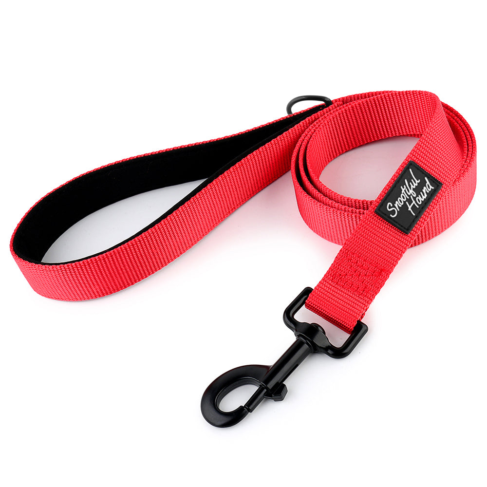 greyhound / whippet lead - red