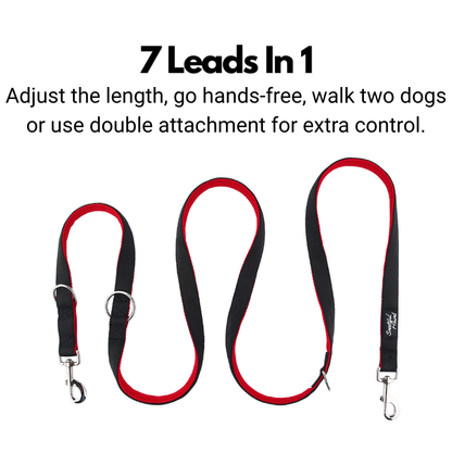 Double Ended Dog Lead - Training Lead With Comfort Mesh Padding
