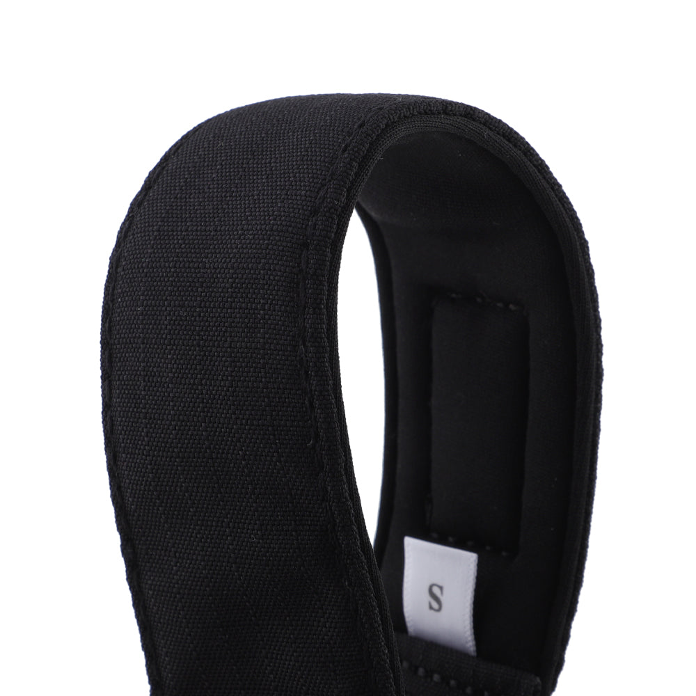Black Padded Martingale Collar for Sighthounds