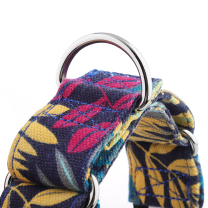 Floral Martingale Collar for Sighthounds - Padded