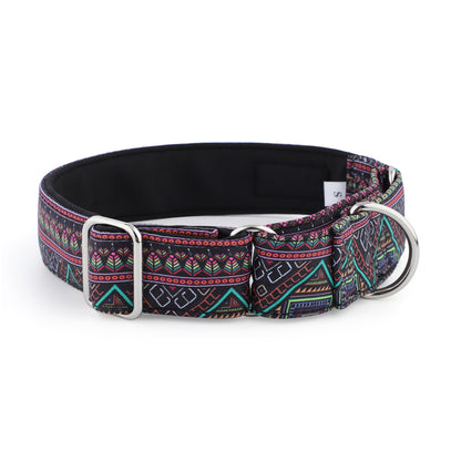 Aztec Style Martingale Collar for Sighthounds - Padded