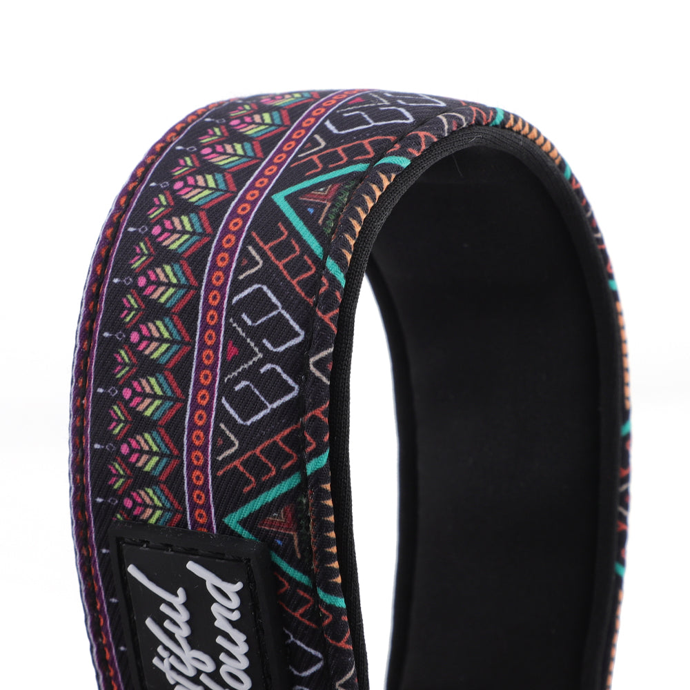 Aztec Style Martingale Collar for Sighthounds - Padded