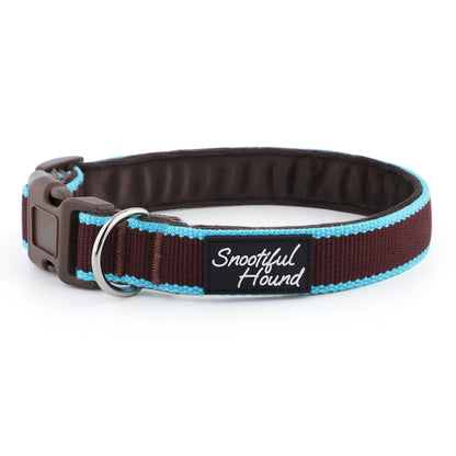 House Collar - Organic Bamboo & Soft Velvet Lining - Quick Release Buckle