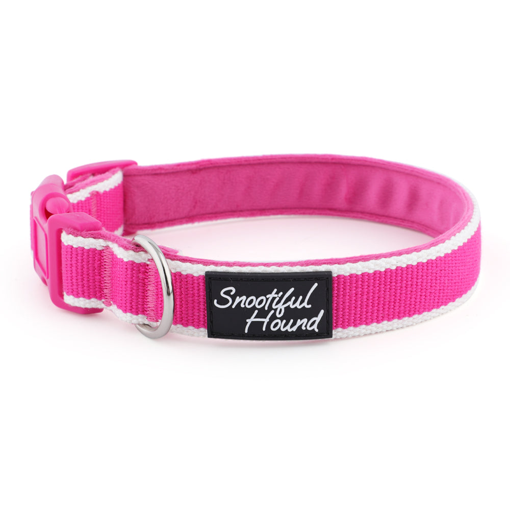 House Collar - Organic Bamboo & Soft Velvet Lining - Quick Release Buckle