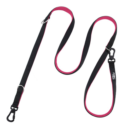 Secure Double Ended Dog Lead With Carabiner Locking Clips - Ideal for Training