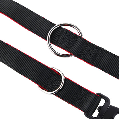 Secure Double Ended Dog Lead With Carabiner Locking Clips - Ideal for Training