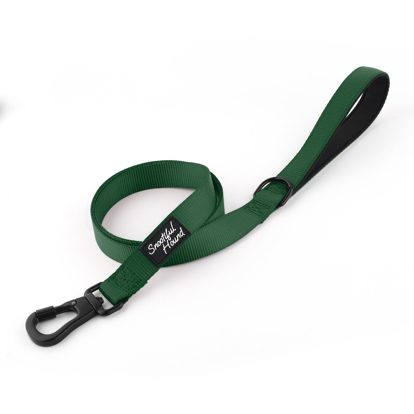 green locking dog lead