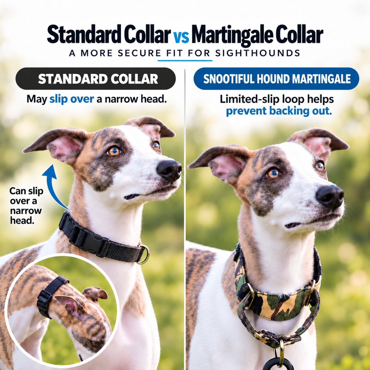 image explaining how a martingale collars works
