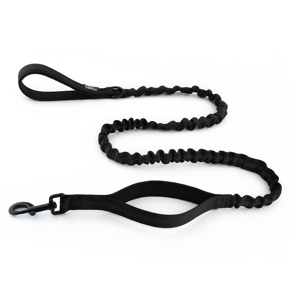 Sweetie Bungee Dog Lead - Shock Absorbing, Reflective, With Padded Handles, 1" X 40"
