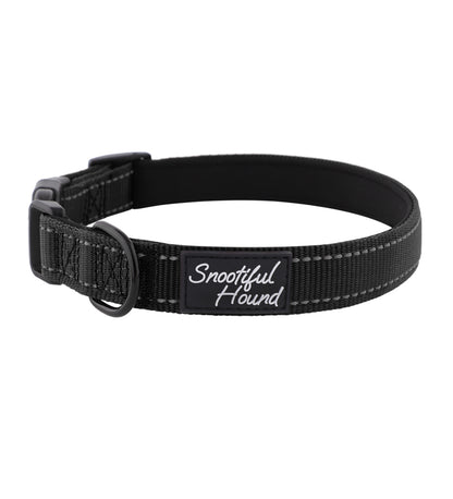 black id dog collar