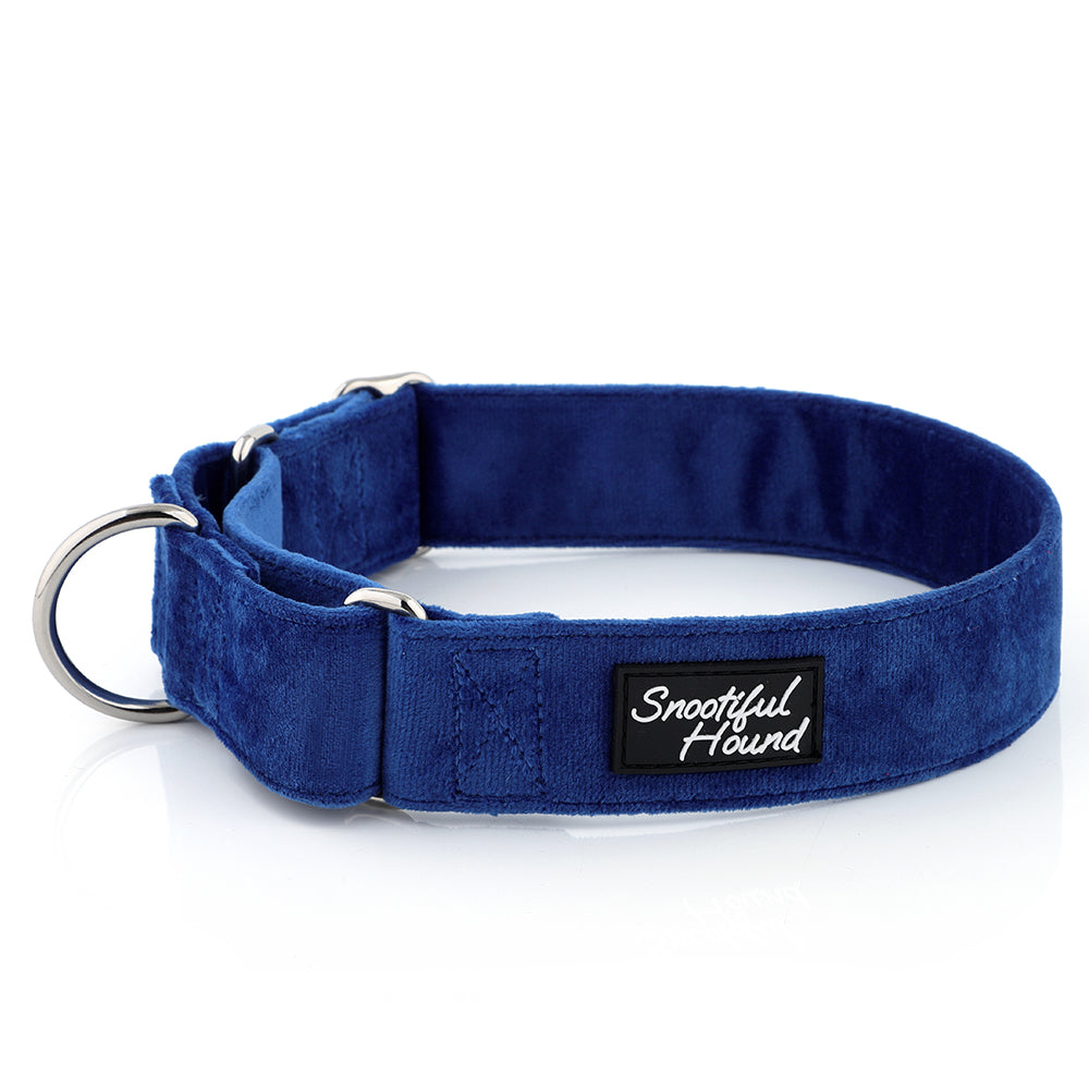 soft velvet martingale collar for sighthounds