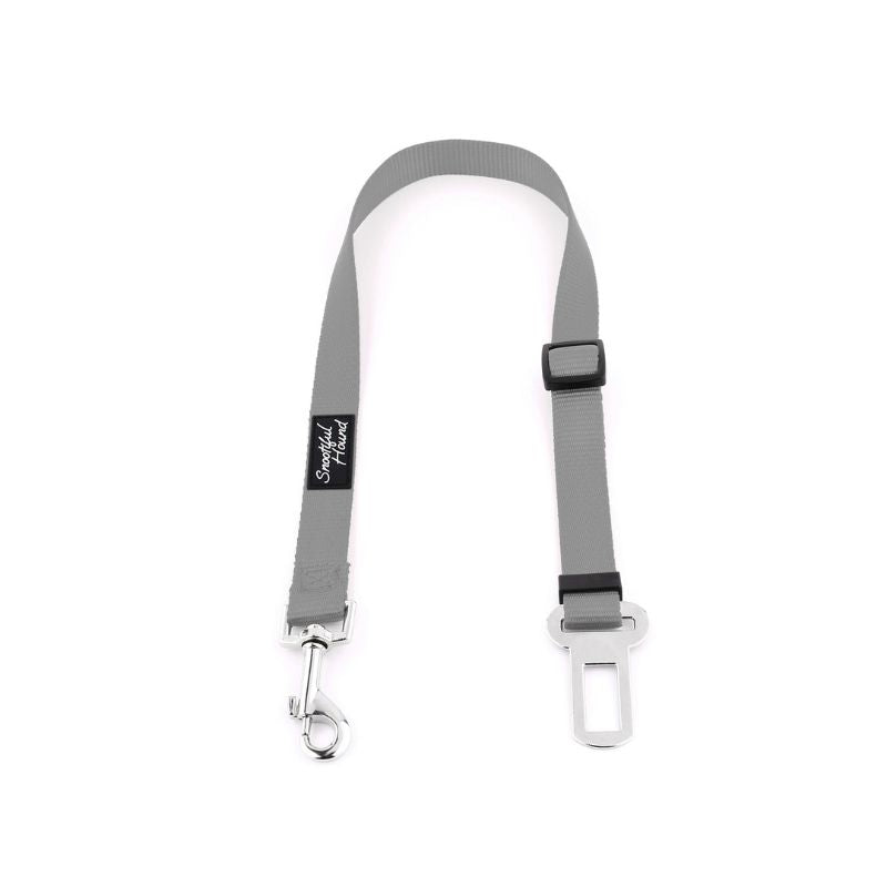 grey car seat belt for dogs