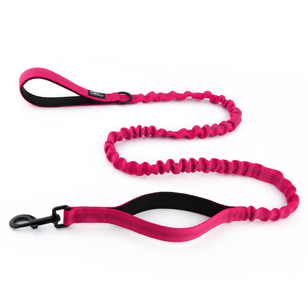 pink bungee dog lead