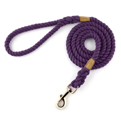 Cotton Rope Dog Lead - Colourful - 150cm