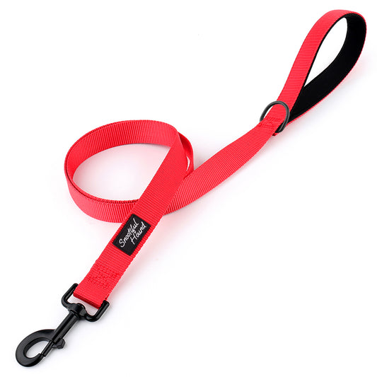 greyhound / whippet lead - red 2